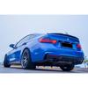 Двойная накладка на задний бампер из углеволокна для BMW 4 серии F32 F33 F36 M Sport