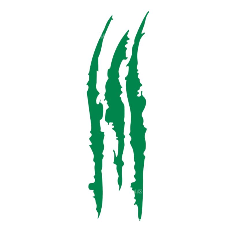 Наклейка на авто светоотражающая наклейка с когтями монстров