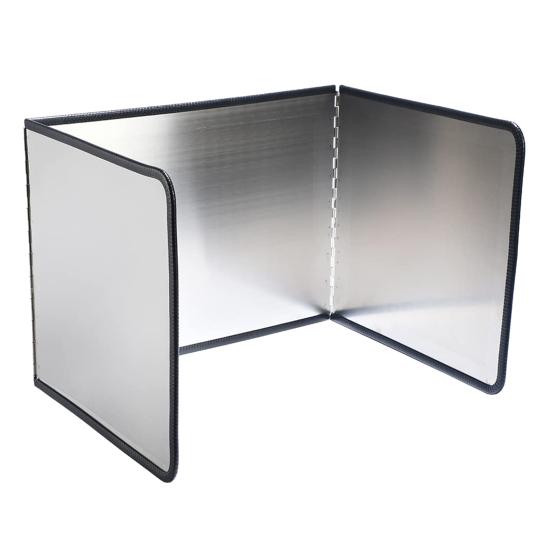 Брызговик Эффективный Складной Многоцелевой Антикоррозийный Легкоочищаемый протектор Портативный брызговик масла из нержавеющей стали Аксессуар для столовой