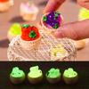 2pcs Cute 1/12 Dollhouse Rattan Frame Hand-woven Dolls Miniature Decoration