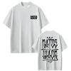 2025 Summer Rapper NATOS WAOR New Album Tshirt Unisex Women Hip Hop Fashion Vintage Short Sleeve 100 Pure Cotton Printed Tshirt