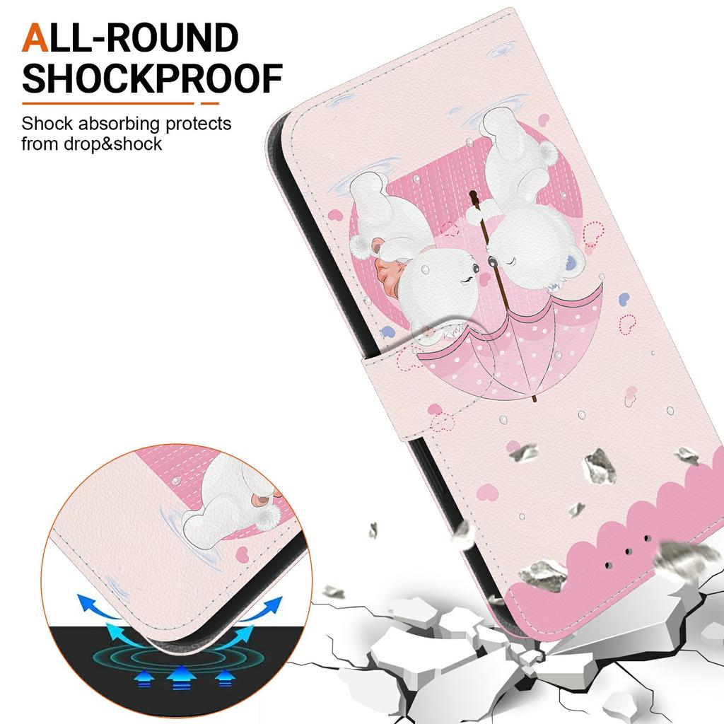 For Samsung Galaxy S26+ Case Pattern Printing Leather Flip Wallet Phone Cover with Lanyard