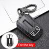 Carbon fiber Silicone Car key Cover Case For ISUZU D-MAX DMAX Truck MUX 2015 2017 2018  Smart Remote Key Protect