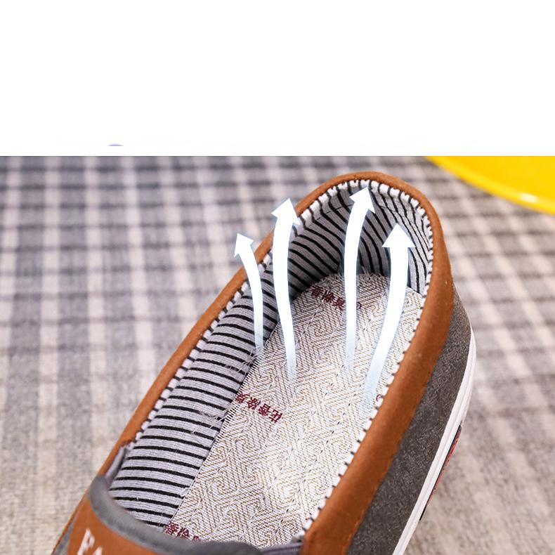 Весенняя дышащая парусиновая обувь, мужские лоферы, Нескользящая износостойкая рабочая обувь, повседневная обувь с подошвой из говяжьего сухожилия