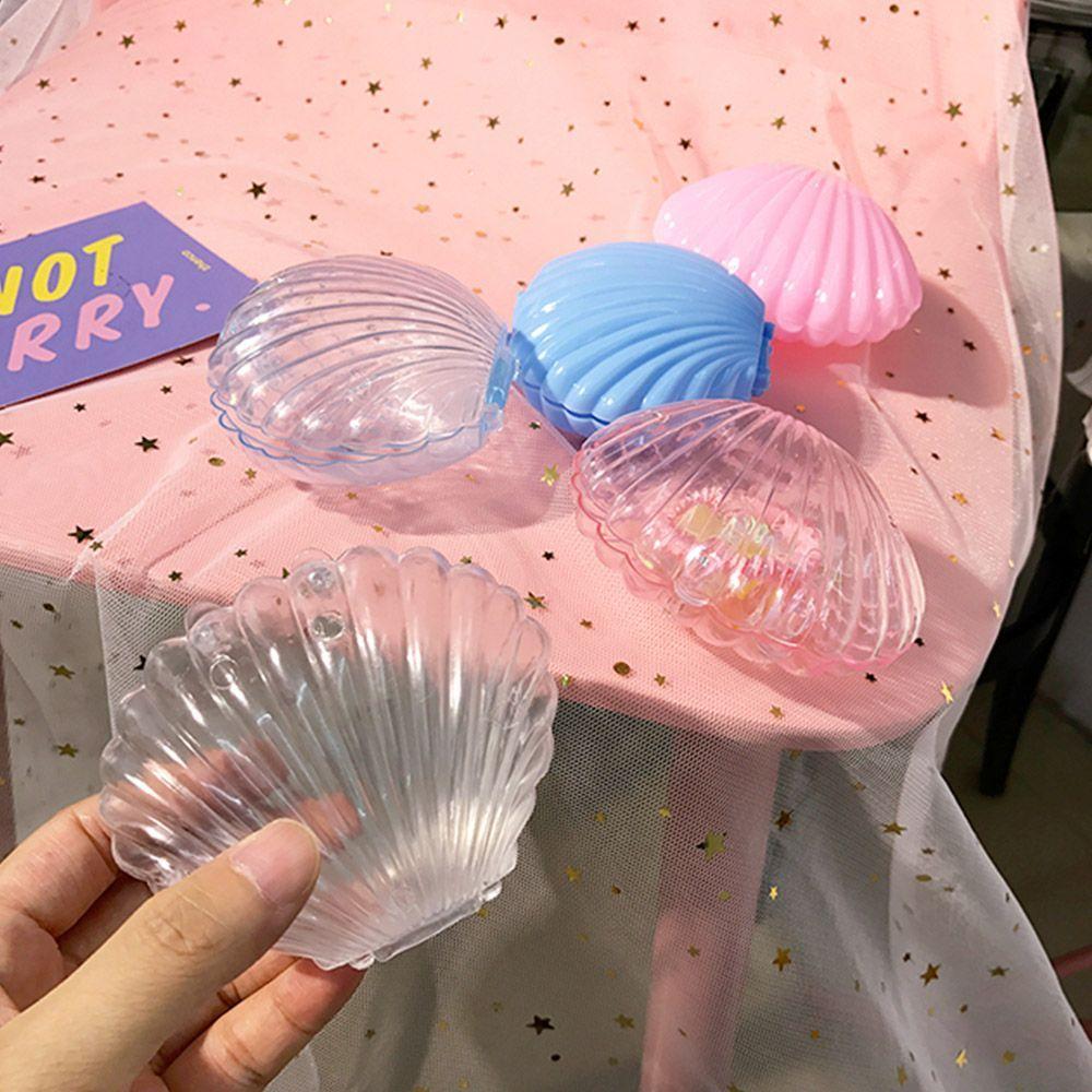 For Women Earrings Seashell Shape Necklace Packaging Jewelry Box Storage Boxes Gift