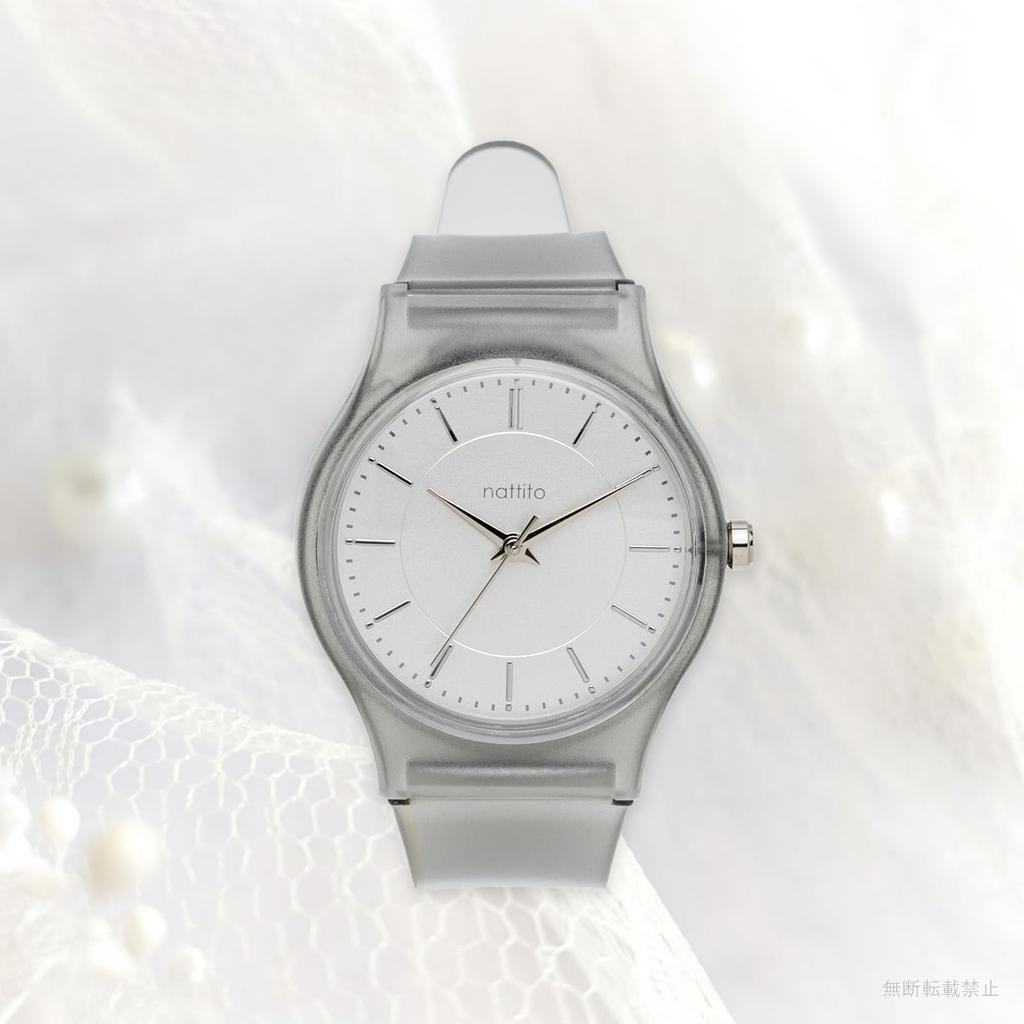 Watch Analog PVC Belt Matte Texture Gray Foss [Fieldwork] Women's JN029-4