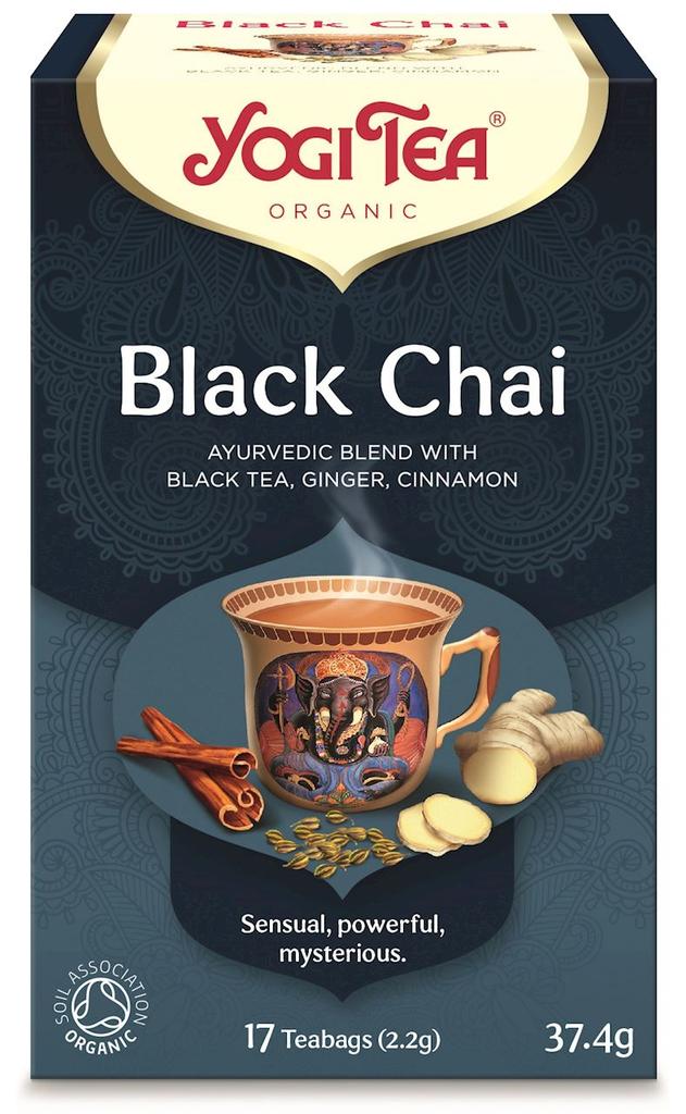 BLACK CHAI TEA WITH GINGER AND CINNAMON (17 x 2.2 g) 37.4 g - YOGI TEA