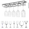 Under Cabinet Stemware Stand Hanging Shelf Bar Hanger Glass Goblet Iron Rack Bar Tool Iron Wine Rack Glass Holder
