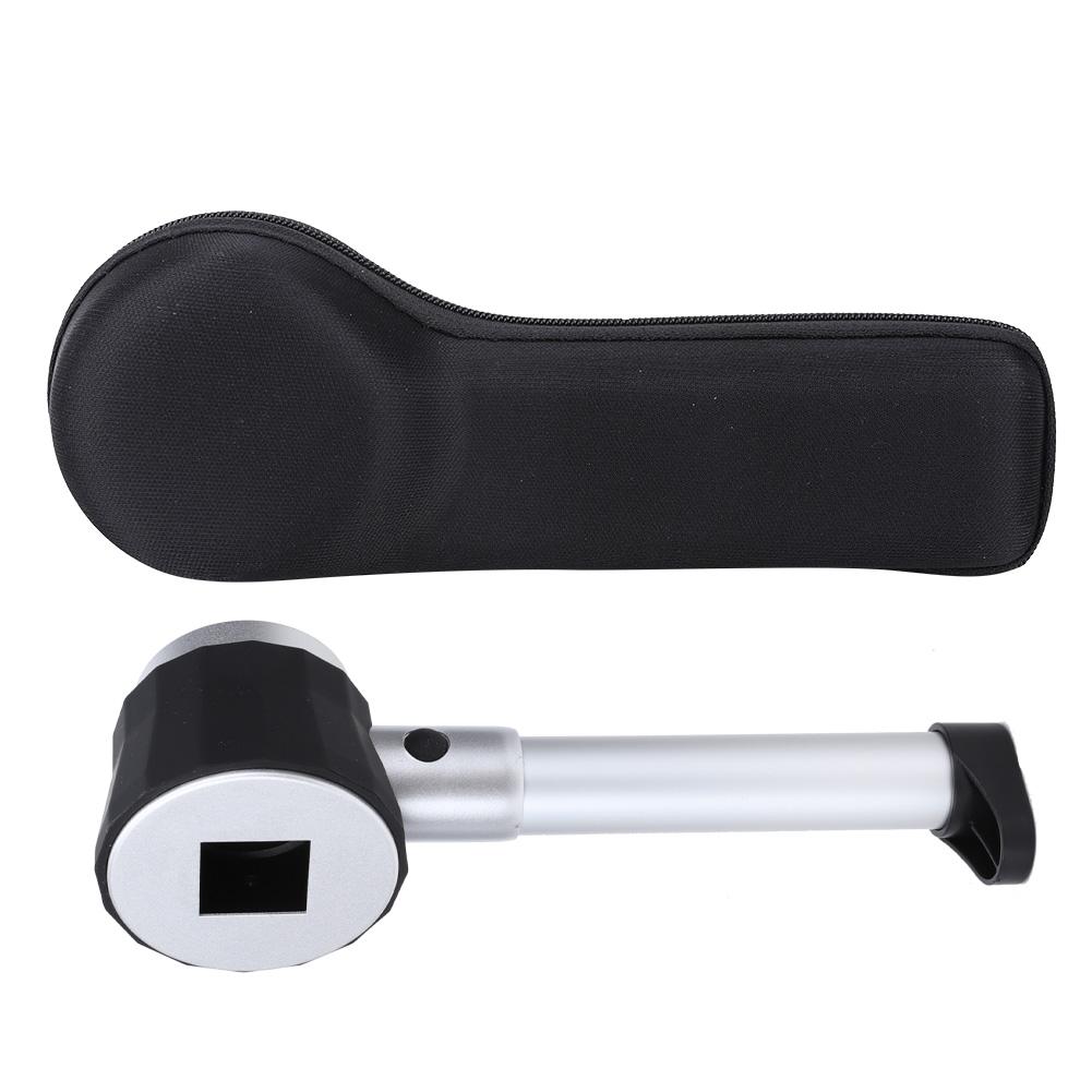 10X портативный карманный светодиодный мини-увеличитель лупа увеличительное стекло со шкалой для наблюдения