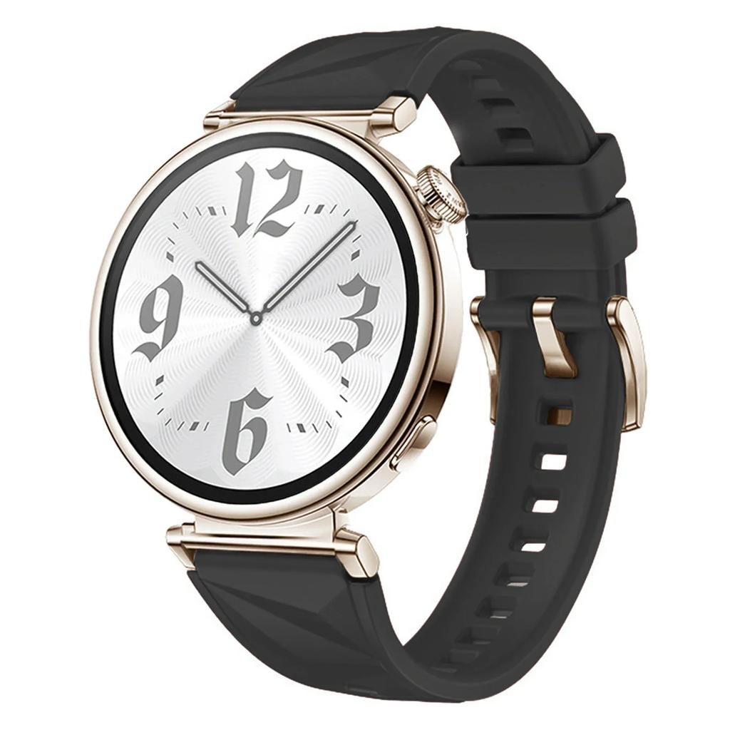 Новый силиконовый ремешок для Huawei Watch GT5/GT4 41 мм, официальный цвет, узор «Ледяной кристалл», браслет для Huawei Watch GT5 Pro 42 мм