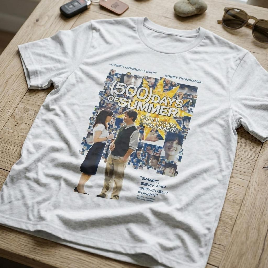 500 Days of Summer Inspired Movie Poster Tee | Graphic T-Shirt