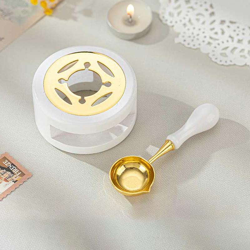 Набор для сургуча, деревянная печь для плавления воска, печь с нагревательной ложкой, нагреватель для плавления восковых шариков, принадлежности для печати на воске