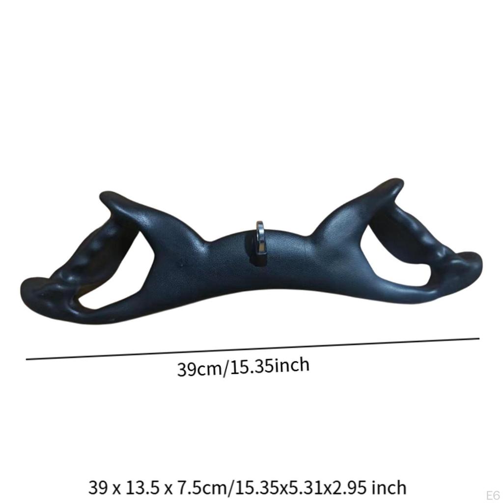 Ручка для тяги LAT, эргономичная рукоятка, тренажер для тренировок в спортзале, кабельный тренажер TPE, высокая