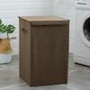 Foldable Waterproof Laundry Basket - Large Cotton & Linen Storage for Dirty Clothes