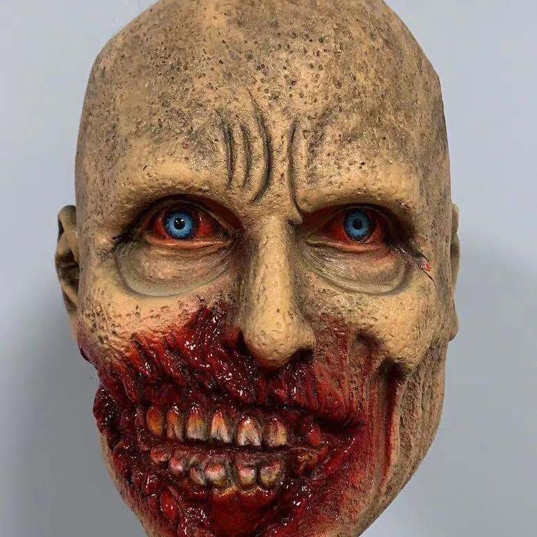 Halloween horror mask Halloween Scary and Funny Ghost House Decoration Props cosplay Sadao Pen Demon Headgear