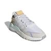 adidas Оригинальные Nite Jogger Ретро Повседневная Носка Прочные Нескользящие Низкие Кроссовки для Лайфстайла Женские Кроссовки Белый Серый Фиолетовый H01728