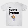 Футболка женская милая Эта медсестра любит теннис мультяшный принт Харадзюку Кавайная футболка летняя с коротким рукавом женская футболка топ