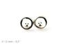 Bichon Frise, Bichon Tenerife, Bichon a poil frise - earrings your photo handmade, own photo, jewelry from the Art.-Dog brand