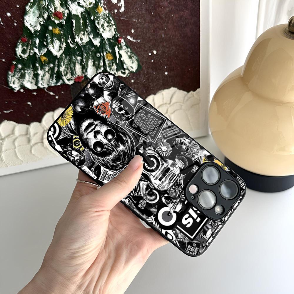 Rock Band O-OasisES Phone Case For IPhone 16 17 13 14 12 15 11 Pro Max Plus Mini XR Tempered Glass Coque