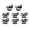 8PCS Dishwasher Lower Basket Wheels Dishwasher Rollers Plastic Texture Suitable for Multiple Models for Smooth Operation