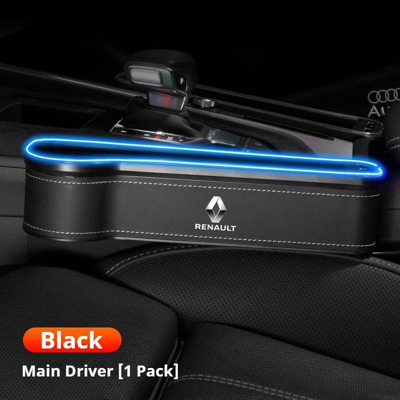 For Renault 2026 New Hub Caps Seat Side Storage Pocket for Car Seat Gap Filler Box For Renault Megane 2 3 Clio Scenic Duster Kap