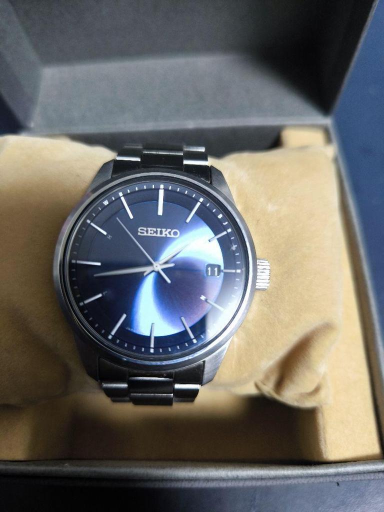 [USED] Seiko Selection SBTM253 Radio Solar Navy SEIKOSELECT