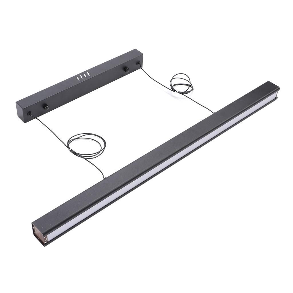 LED Chandelier Dimmable Modern Linear Pendant Light with Remote Control for Kitchen Island Living