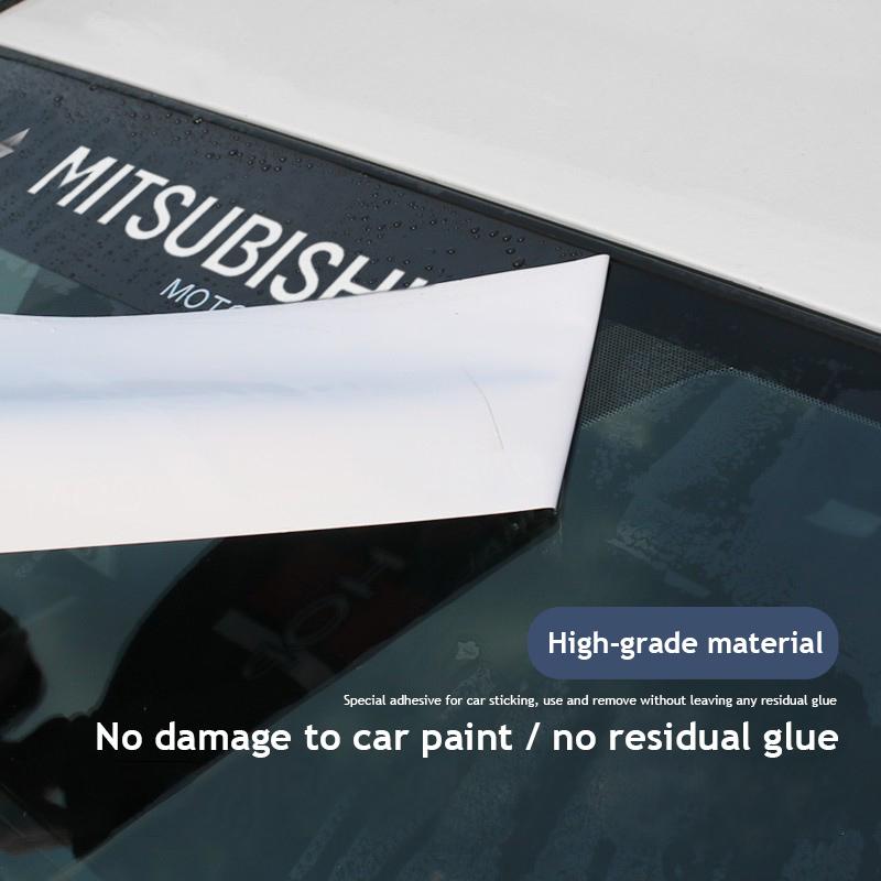 Car Front Rear Windshield Decoration Sticker For Mitsubishi Outlander Space Delica Mirage Jinxuan Attrage Xpander Mirage Montero