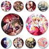 32/44/58mm Touhou Cosplay Game Badge Handmade Creative Enamel Pins Cartoon Exquisite Brooches for Collar Backpack Clothes Accessory 44 58mm