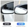 2PCS Transparent Auto Parts Rearview Mirror Protector Rain Eyebrow Visor Cover For BMW 1 2 3 4 Series M Power X1 X5 X6 F30 E90