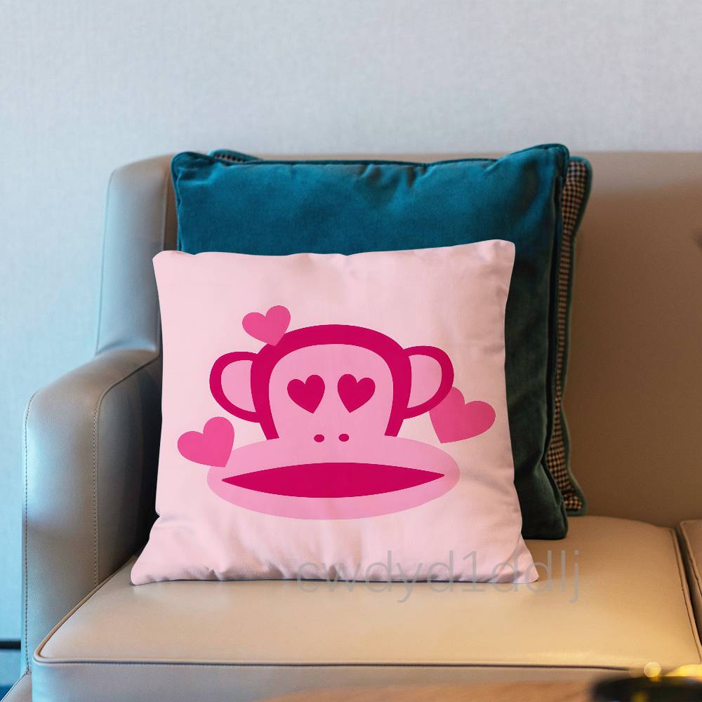 PPaul Monkey FFrank Pillow Case Cover Square Sofa With For Pattern Comfortable Cushion suitable Of Room