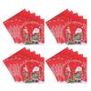 20pcs/Pac 33cm 2-Ply Christmas Elements Printed Napkins Christmas Series Party Disposable Paper Placemats Table Decoration Paper