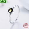Модное Instagram Золотое Сердце Оригинальное 100% Серебро 925 Пробы Эмаль Кольцо Классические Штабелируемые Ювелирные Изделия Для Женщин