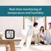 Temeo Thermometer Hygrometer Hygro Indicator For Desk Or Wall Mounting With Room Climate Indicator Portable Hygrometer