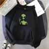 2025 New Model Green Alien Sport Shirt - Men's Winter Fashion Fun Print Sweatshirt