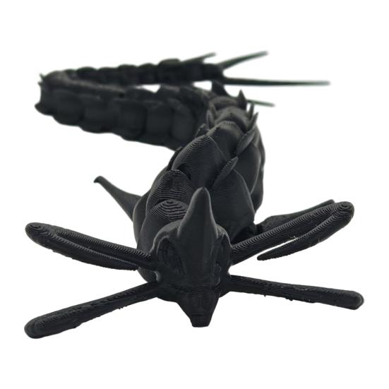 3D Printed Sea Creature Toy Deep Sea Animal Figurine with Movable Joints Articulated Mythical Ocean Predator Model Decoration Ocean Lovers Gift