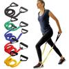 Pull Rope Elastic Yoga Pull Rope With Handle Exercise Cord Stretch Bands  Home Gym Workouts