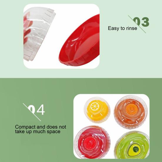 Держатель для авокадо, контейнер для хранения пищевых продуктов, прозрачная крышка без содержания бисфенола А, легко моется, многоразовый контейнер для хранения фруктов