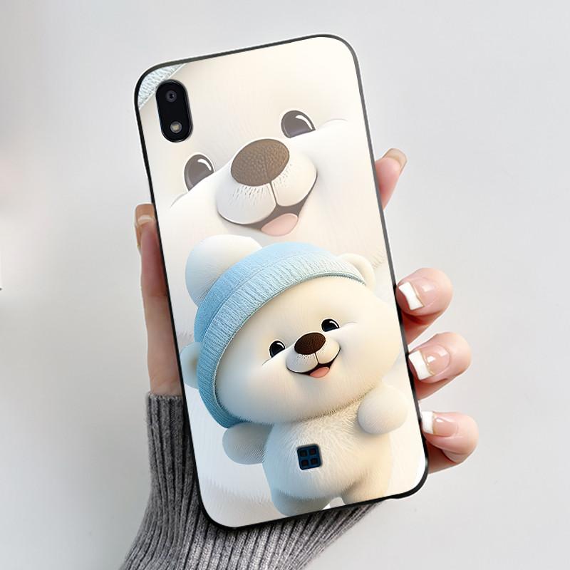 Чехол для LG K20 2019 Чехол Милый Кролик с Сердечками Забавный Мультяшный Ультратонкий Черный Силиконовый Мягкий Чехол для LG K20 (2019) Чехол для телефона