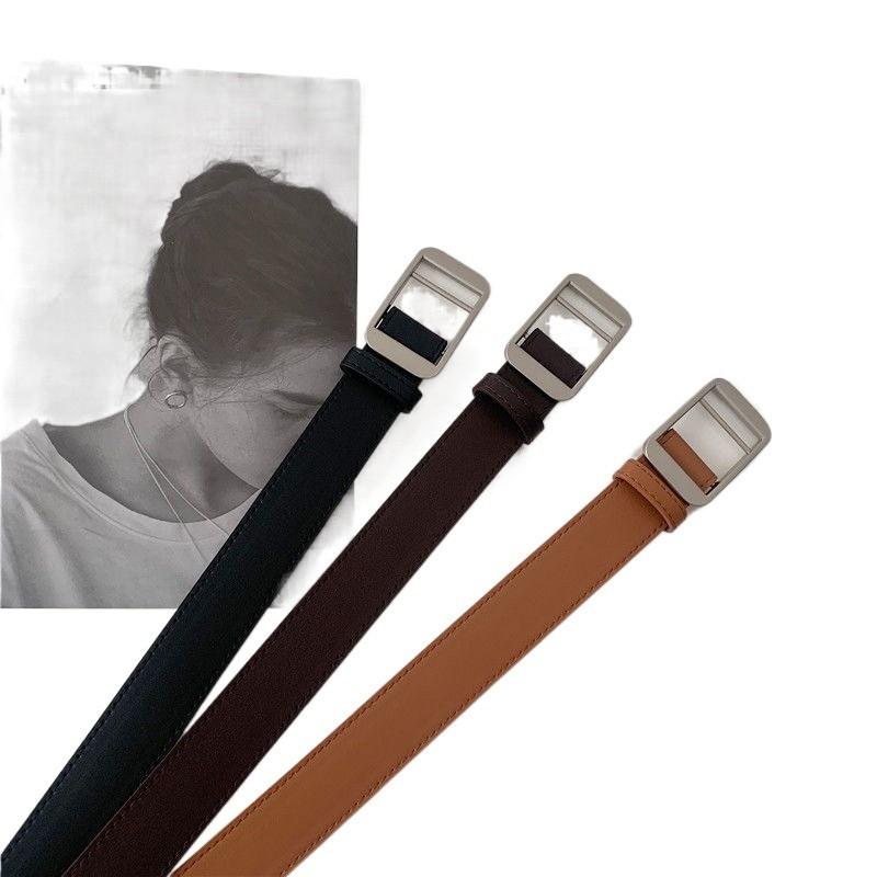 Стильный женский декоративный пояс в корейском стиле, универсальный, повседневный, студенческий, из полиуретана