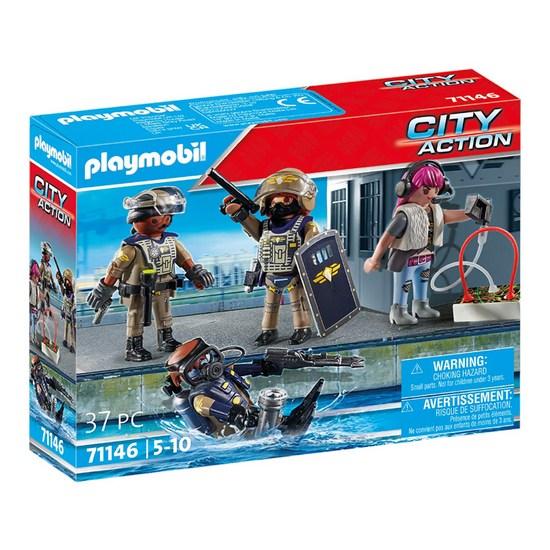 Playmobil Полицейский спецназ набор фигурок 71146, популярные игрушки в Корее