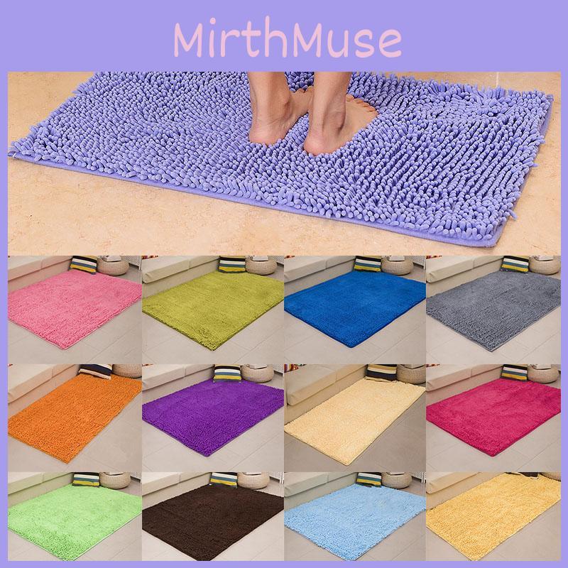 Роскошно мягкий длинный микрофибровый коврик для ванной с длинным ворсом, нескользящий, впитывающий, для элегантных ванных комнат