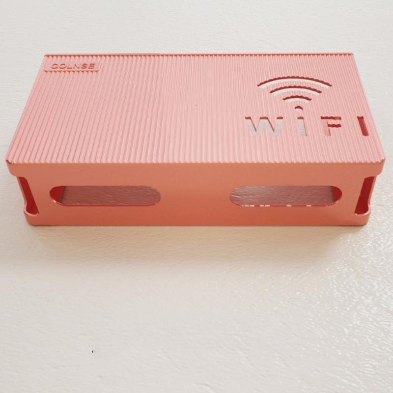 Wall Hanging Cable Power Bracket Organizer Box Wireless Wifi Router Shelf Storage Box Plastic Organizer Box Home Decor