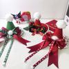 Bowknot Children Christmas Hair Clip Christmas Formal Hat Christmas Hat Headband  Girls
