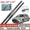 Дворники для лобового стекла автомобиля Toyota Corolla E210 -2024 Передние щетки стеклоочистителя Очистка лобового стекла Мойки Автомобильные аксессуары