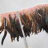 10Yard/lot 25-30CM Chicken Feathers Trim Cloth Sideband Rooster Tail Feather Trims Clothing Wedding Decoration