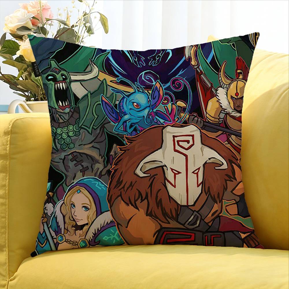 Игровой D-Dota-2 Квадратная Наволочка Разных Размеров Для Автомобиля Дома Спальни Декор