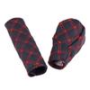 2Pcs/set Car Shift Handle Cover Handbrake Protective Universal Adjustable Shift Knob Cover Non-Slip Durable Auto Accessories