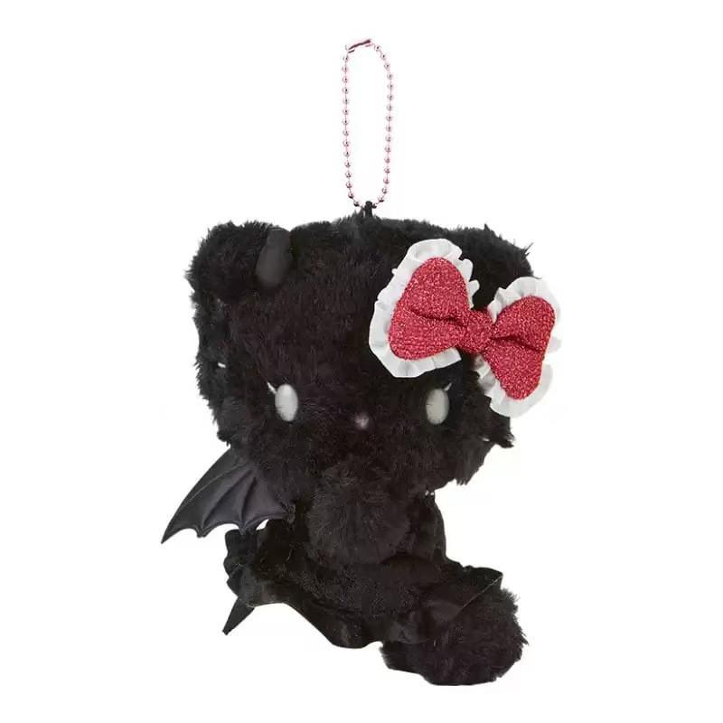 Charming Sanrio Demon Angel Kt Plush Doll Keychain Adorable Design Ideal For Young Girls
