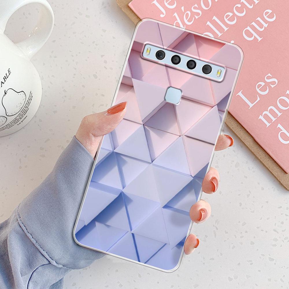For TCL 10L Cases T770H T770B Cover Shockproof Clear Soft Silicone Phone Case For TCL 10 Lite /TCL10T TCL10Lite Fashion Funda